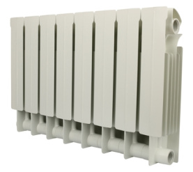 Радиатор биметаллический боковое подключение (белый RAL 9010) Global STYLE PLUS 350 8 секций 1
