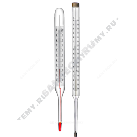 Термометр керосиновый прямой ТТЖ-M100C L=66 1