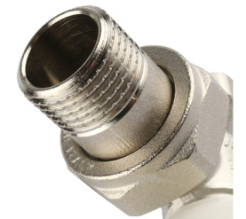 Клапан ручной терморегулирующий с неподъемным шпинделем, угловой 1/2 STOUT SVRs 1152 000015 5
