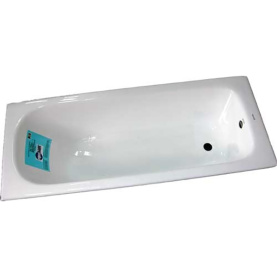 Чугунная ванна Aqualux ZYA 8-2 120х70 белая, без ножек, антислип 0