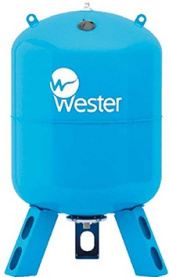 Гидроаккумулятор Wester 50 литров мембранный расширительный бак для водоснабжения WAV 50 0141100 0