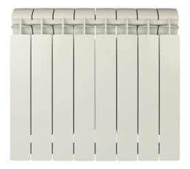 Радиатор биметаллический боковое подключение (белый RAL 9010) Global STYLE PLUS 500 8 секций 2