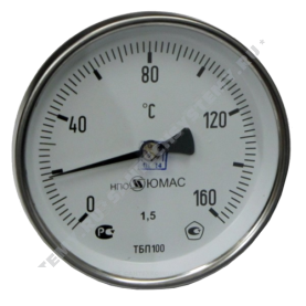 Термометр биметаллический Юмас ТБП-Т 160С Дк 63 L=50 0