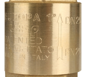 Клапан обратный пружинный муфтовый с металлическим седлом EUROPA 100 1 Itap 7