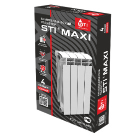 Радиатор BIMETAL STI MAXI 500/100 4 сек. 2