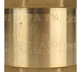 Клапан обратный пружинный муфтовый с металлическим седлом EUROPA 100 1 1/4 Itap 7