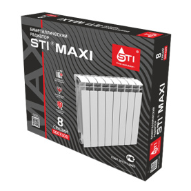 Радиатор BIMETAL STI MAXI 500/100 8 сек. 2