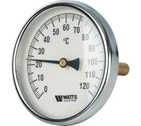 Термометр биметаллический с погружной гильзой 100 мм F+R801(T) 100100 Watts 10006076(03.03.100) 0