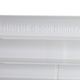 Радиатор биметаллический боковое подключение (белый RAL 9016) RIFAR BASE 200 8 секций 7