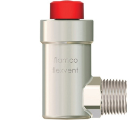 Автоматический поплавковый воздухоотводчик Flexvent H 1/2 никелированный Flamco FL 27710 2