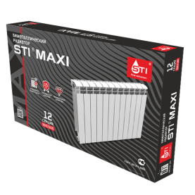 Радиатор BIMETAL STI MAXI 500/100 12 сек. 2