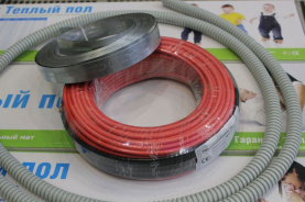 Нагревательный кабель HeatUp 1400 вт(комп.) 2