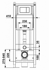 Комплект 5 в 1 Rosa (унитаз подвесной Элеганс с инсталляцией УКЛАД) без микролифта 1
