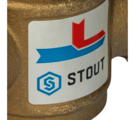 Термостатический смесительный клапан G 1 1/2M-G 1 1/2F-G 1M 60°С STOUT SVM-0050-326006 4
