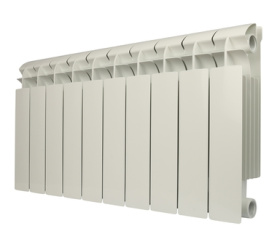Радиатор биметаллический боковое подключение (белый RAL 9010) Global STYLE PLUS 350 10 секций 0