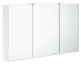Зеркальный шкаф 130см с LED-подсветкой бл.бел VB A43813E4 1