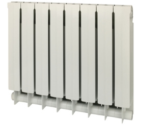 Радиатор биметаллический боковое подключение (белый RAL 9010) Global STYLE PLUS 500 8 секций 1