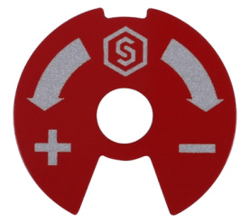 Синий-красный диск для коллекторов распределительных STOUT SMB 6801 000610 0