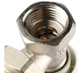 Клапан ручной терморегулирующий с неподъемным шпинделем, угловой 1/2 STOUT SVRs 1152 000015 6