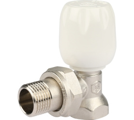 Клапан ручной терморегулирующий с неподъемным шпинделем, угловой 1/2 STOUT SVRs 1152 000015 0