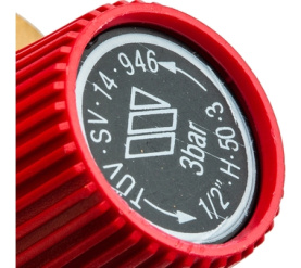 Предохранительный клапан для систем отопления 3 бар SVH 30 -1/2 Watts 10004639(02.15.130) 5