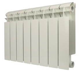 Радиатор биметаллический боковое подключение (белый RAL 9010) Global STYLE PLUS 350 8 секций 0