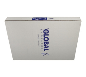 Радиатор алюминиевый боковое подключение (белый RAL 9010) Global VOX EXTRA 500 10 секций 10