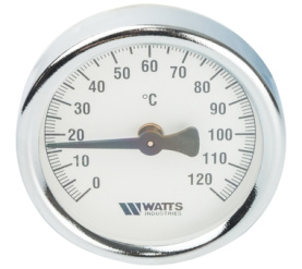 Термометр биметаллический накладной FR810(ТАВ) 63120 Watts 10006504(03.08.060) 0