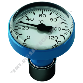 Термометр синий для рукояток шаровых кранов R540F 120C Giacomini R540FY022 1