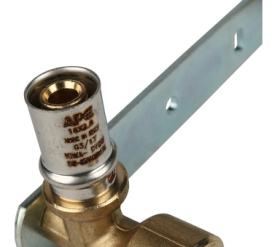 Настенный комплект для смесителя 12x16 для металлопластиковых труб прессовой STOUT SFP-0013-001216 6