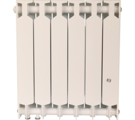 Радиатор биметаллический нижнее правое подключение (белый RAL RIFAR SUPReMO VENTIL 500 SVR 6 секций 2