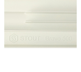 Радиатор алюминиевый боковое подключение STOUT Bravo 500 8 секций SRA-0110-050008 9