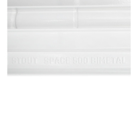 Радиатор биметаллический боковое подключение STOUT Space 500 6 секций SRB-0310-050006 7