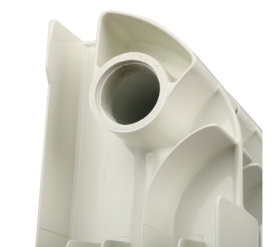 Радиатор биметаллический боковое подключение (белый RAL 9010) Global STYLE PLUS 350 14 секций 5