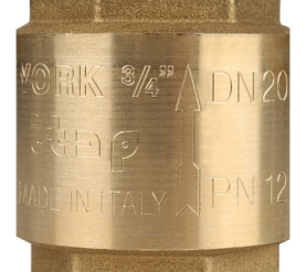 Клапан обратный пружинный муфтовый с пластиковым седлом YORK 103 3/4 Itap 7