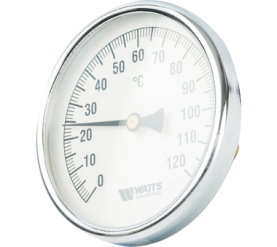 Термометр биметаллический с погружной гильзой, 100 мм F+R801(T) 10050 Watts 10006066(03.03.040) 1