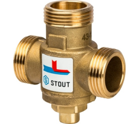 Термостатический смесительный клапан G 1М-G 1 1/2F-G 1M 60°С STOUT SVM-0050-326005 4