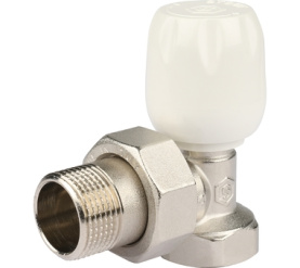 Клапан ручной терморегулирующий с неподъемным шпинделем, угловой 3/4 STOUT SVRs 1152 000020 0