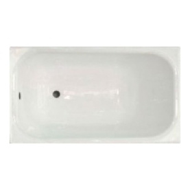 Чугунная ванна Aqualux ZYA-8-1 150x70 goldman белая без ножек антислип 0