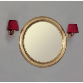 Зеркало Акватон "Андорра", круглое, 750мм, золот 1.A156.8.02V.NL4.0 1