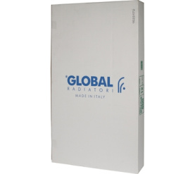 Радиатор биметаллический боковое подключение (белый RAL 9010) Global STYLE PLUS 500 12 секций 10
