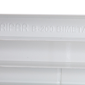 Радиатор биметаллический боковое подключение (белый RAL 9016) RIFAR BASE 200 12 секций 9