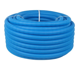 Труба гофрированная ПНД, цвет синий, наружным диаметром 32 мм для труб диаметр STOUT SPG-0001-503225 0