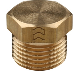 Tiemme Заглушка НР 3/8 латунная для стальных труб резьбовой TIEMME 1500273(1878G0003) 2