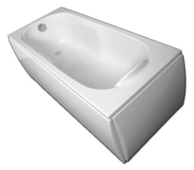 Акриловая ванна Vagnerplast Cavallo 170x75 прямоугольная VPBA170CAV2X-01 1