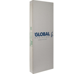 Радиатор биметаллический боковое подключение (белый RAL 9010) Global STYLE PLUS 350 14 секций 11