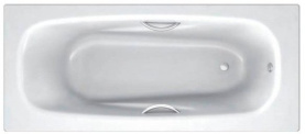 Стальная ванна BLB Universal Anatomica HG 170x75 см B75L-1 с отверстиями под ручки 232 мм 0