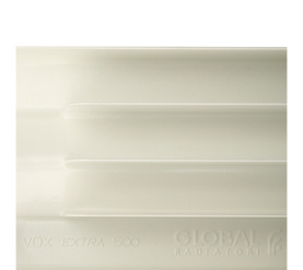 Радиатор алюминиевый боковое подключение (белый RAL 9010) Global VOX EXTRA 500 10 секций 8
