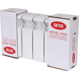 Радиатор биметаллический боковое подключение (белый RAL 9016) RIFAR BASE 200 6 секций 9