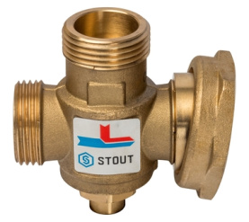 Термостатический смесительный клапан G 1M-G 1 1/2 F-G 1M 70°С STOUT SVM-0050-327007 2